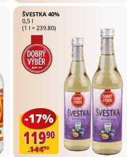 Flop Švestka 40% 0,5l nabídka