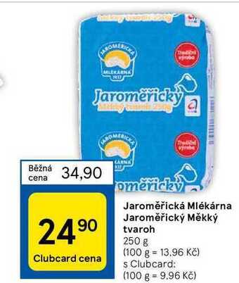 Jaroměřická mlékárna jaroměřický měkký tvaroh 250 g