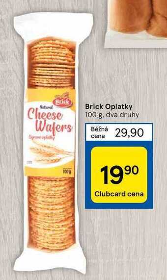 Tesco Brick oplatky 100 g nabídka