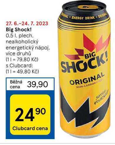 Tesco Big shock! 0.5 1 nabídka