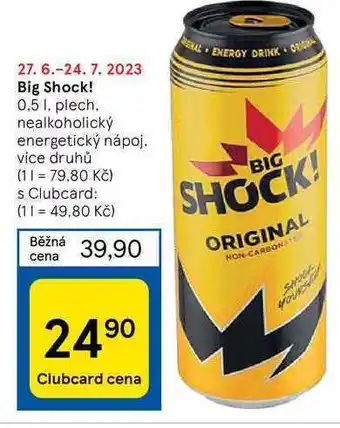 Tesco Big shock! 0.5 1 nabídka