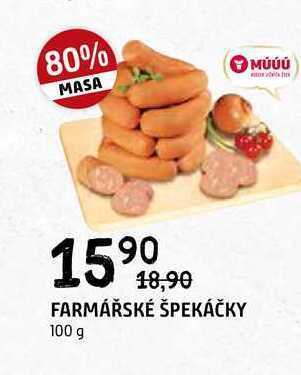 Terno Farmářské špekáčky 100 g nabídka