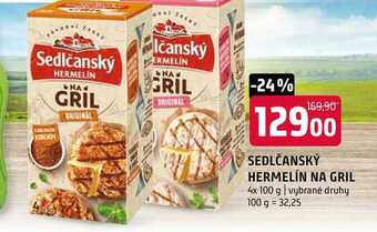 Terno Sedlčanský hermelín na gril 4x 100 g nabídka