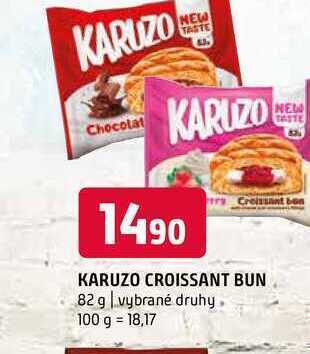 Terno Karuzo croissant bun 82 g nabídka