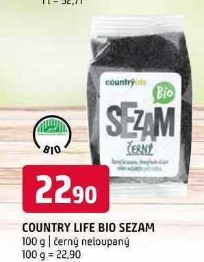 Terno Country life bio sezam 100 g nabídka