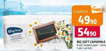 Terno Big soft camomile 8 rolí toaletní papír nabídka