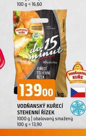 Terno Vodňanský kuřecí stehenní řízek 1000 g nabídka