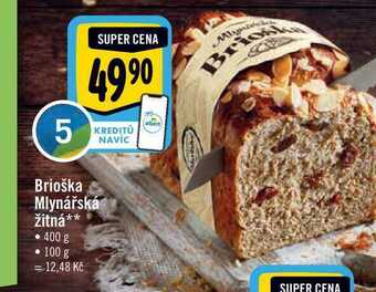Albert Brioška mlynářská žitná 400 g nabídka