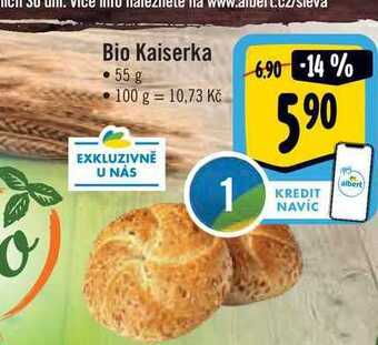 Albert Bio kaiserka 55 g nabídka