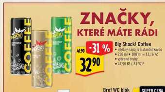 Albert Big shock! coffee 250 ml nabídka