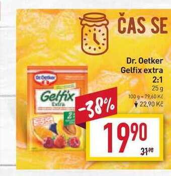 Billa Dr. oetker gelfix extra 2:1 25 g nabídka