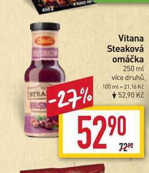 Billa Vitana steaková omáčka 250 ml nabídka