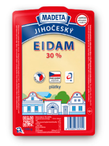 Trefa Madeta jihočeský eidam 30% plátky 100g, vybrané druhy nabídka