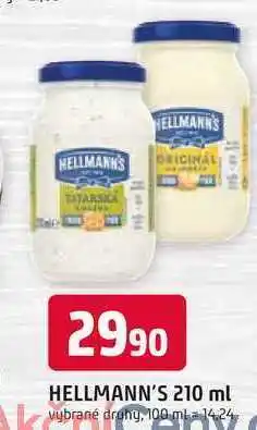 Trefa Hellmann's 210 ml vybrané druhy nabídka