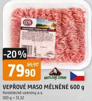 Trefa Vepřové maso mělněné 600 g nabídka