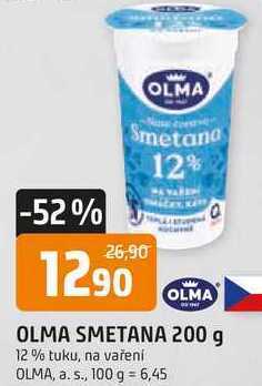 Trefa Olma smetana 200 g 12% tuku, na vaření nabídka