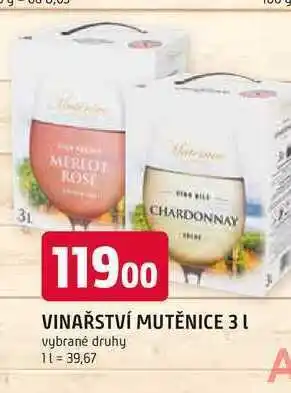 Trefa Vinařství mutěnice 3l nabídka