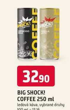 Trefa Big shock! coffee 250 ml nabídka