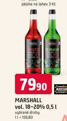 Trefa Marshall vol. 18-20% 0,5l nabídka