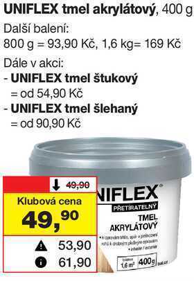 Uniflex tmel akrylátový, 400 g