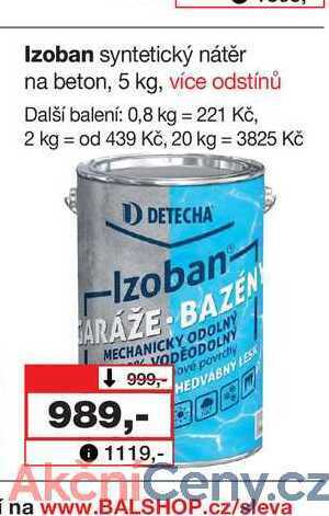 Barvy a laky drogerie Izoban syntetický nátěr na beton, 5 kg, více odstínů nabídka