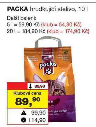 Barvy a laky drogerie Packa hrudkující stelivo, 10l nabídka