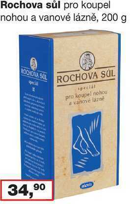 Ráj drogerie Rochova sůl pro koupel nohou a vanové lázně, 200 g nabídka