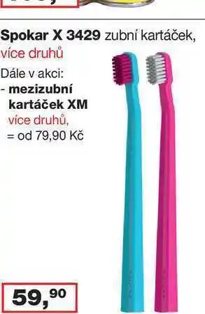 Ráj drogerie Spokar x zubní kartáček nabídka