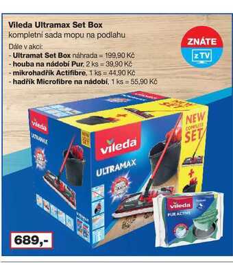 Ráj drogerie Vileda ultramax set box kompletní sada mopu na podlahu nabídka