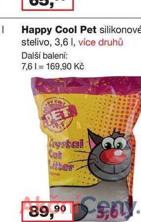 Ráj drogerie Happy cool pet silikonové stelivo, 3,6 l nabídka