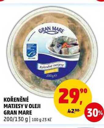 Penny Market Kořeněné matjesy v oleji gran mare, 200 g nabídka