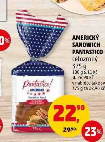 Penny Market Americký sandwich pantastico, 375 g nabídka