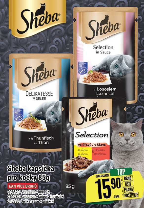 Tamda Foods Sheba kapsička pro kočky 85 g nabídka