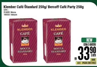 Tamda Foods Klember café štandard 250g/ bercoff café party 250 g nabídka