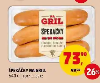 Penny Market Špekáčky na grill, 640 g nabídka