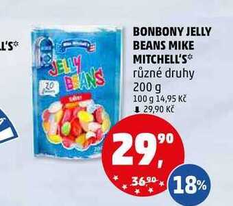 Penny Market Bonbony jelly beans mike mitchell's, 200 g nabídka