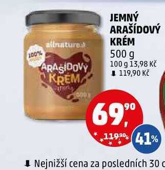 Penny Market Jemný arašídový krém, 500 g nabídka