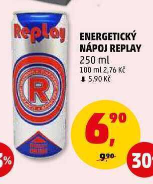 Penny Market Energetický nápoj replay, 250 ml nabídka