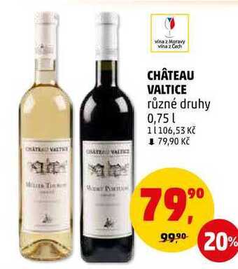 Penny Market Château valtice, 0,75 l nabídka