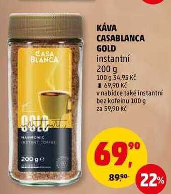Penny Market Káva casablanca gold, 200 g nabídka