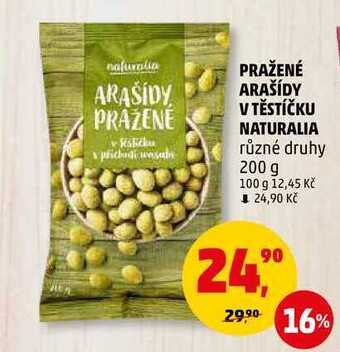 Penny Market Pražené arašídy v těstíčku naturalia, 200 g nabídka