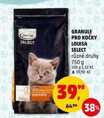 Penny Market Granule pro kočky louisa select, 750 g nabídka