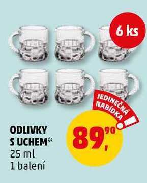Penny Market Odlivky s uchem, 6 ks nabídka