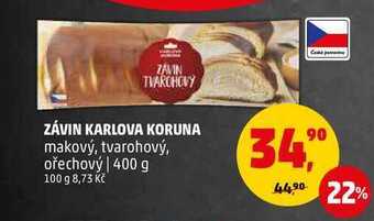Penny Market Závin karlova koruna, 400 g nabídka