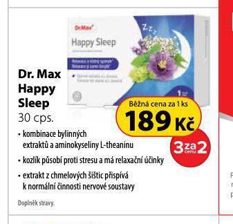 Dr. Max Happy sleep nabídka