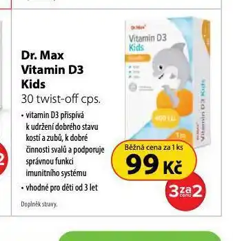 Dr. Max Vitamin d3 kids nabídka