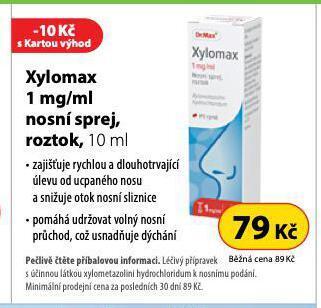 Dr. Max Xylomax nosní sprej nabídka