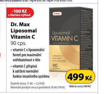 Dr. Max Liposomal vitamin c nabídka
