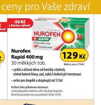 Dr. Max Nurofen rapid nabídka