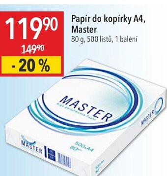 Globus Papír do kopírky A4, Master nabídka